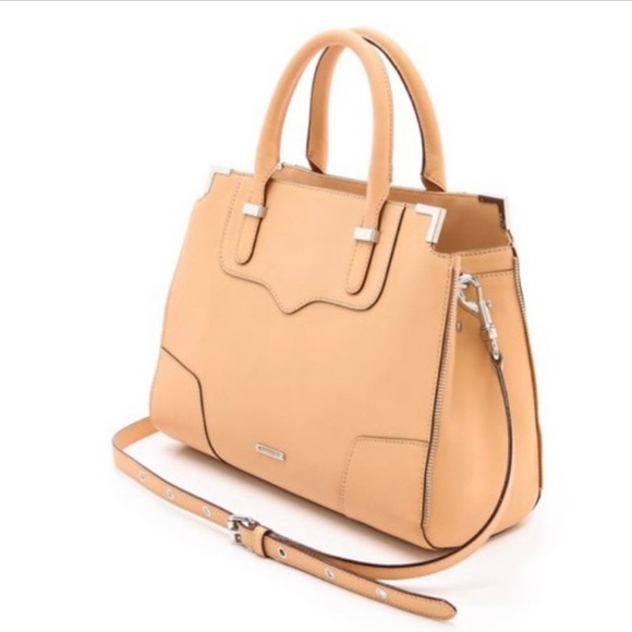 Rebecca Minkoff Amorous Satchel/ Crossbody in Natural - Picture 3 of 12